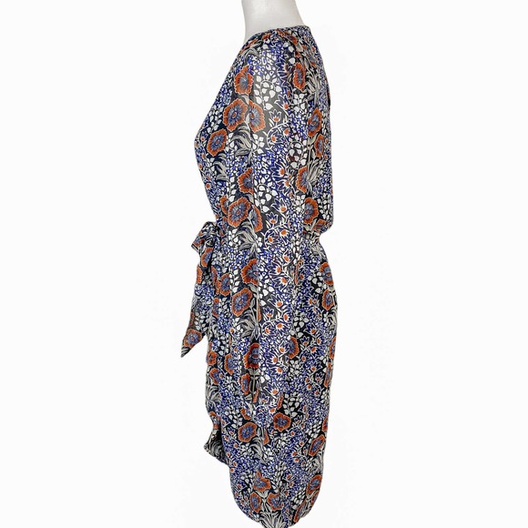 Walter Baker Dress Melissa Navy Pansy Size Small - Picture 6 of 13